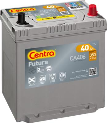 CENTRA CA406 - Стартерная аккумуляторная батарея, АКБ autodif.ru