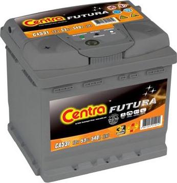 CENTRA CA531 - Стартерная аккумуляторная батарея, АКБ autodif.ru