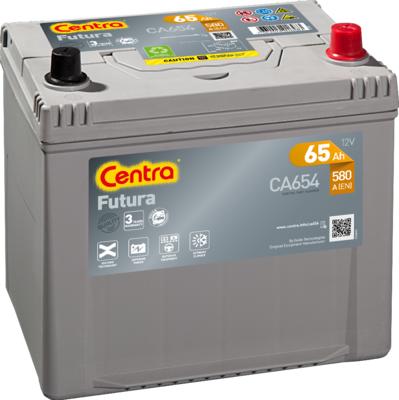 CENTRA CA654 - Стартерная аккумуляторная батарея, АКБ autodif.ru