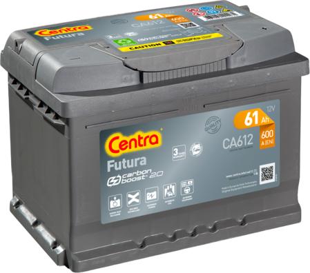 CENTRA CA612 - Futura аккумулятор 12V 61Ah 600A ETN 0(R+) B13 242x175x175 14,5kg autodif.ru