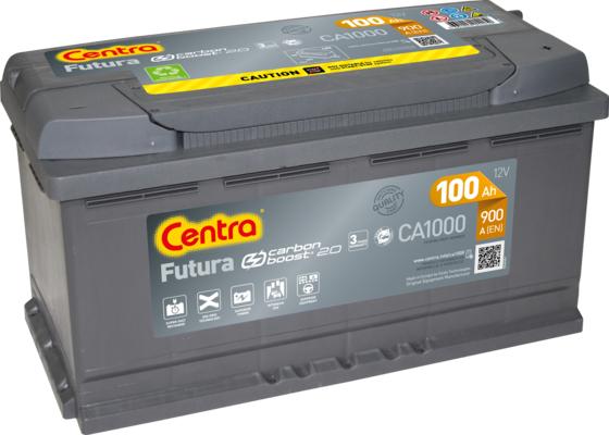 CENTRA CA1000 - Стартерная аккумуляторная батарея, АКБ autodif.ru