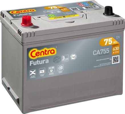 CENTRA CA755 - Стартерная аккумуляторная батарея, АКБ autodif.ru