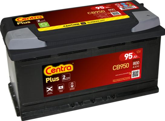 CENTRA CB950 - Стартерная аккумуляторная батарея, АКБ autodif.ru