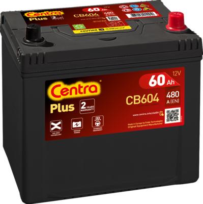 CENTRA CB604 - Батарея аккумуляторная, 12В 60А/ч autodif.ru