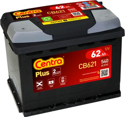 CENTRA CB621 - Стартерная аккумуляторная батарея, АКБ autodif.ru