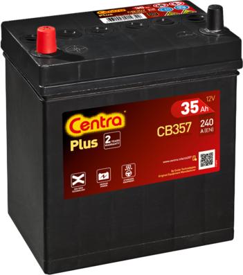 CENTRA CB357 - Аккумулятор 6СТ-42.1 VOLTON Asia п.п.пуск.ток 380 А (187 127 220) клеммы азия autodif.ru