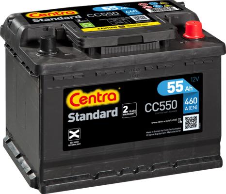 CENTRA CC550 - Стартерная аккумуляторная батарея, АКБ autodif.ru