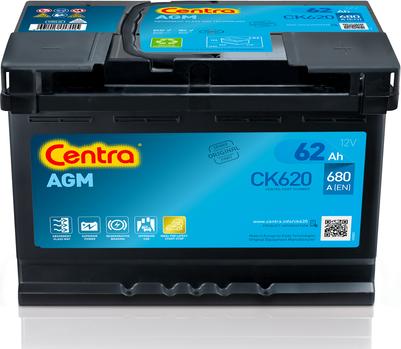 CENTRA CK620 - Стартерная аккумуляторная батарея, АКБ autodif.ru