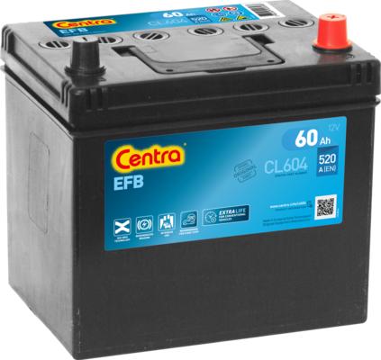 CENTRA CL604 - Стартерная аккумуляторная батарея, АКБ autodif.ru