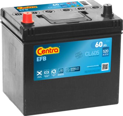 CENTRA CL605 - Стартерная аккумуляторная батарея, АКБ autodif.ru
