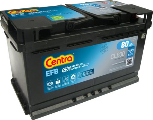 CENTRA CL800 - Стартерная аккумуляторная батарея, АКБ autodif.ru