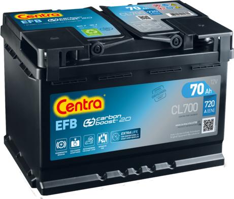 CENTRA CL700 - Стартерная аккумуляторная батарея, АКБ autodif.ru