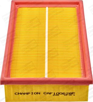 Champion CAF100628P - Воздушный фильтр, двигатель autodif.ru