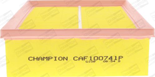 Champion CAF100741P - Воздушный фильтр, двигатель autodif.ru