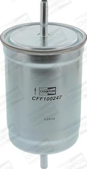 Champion CFF100247 - Топливный фильтр autodif.ru