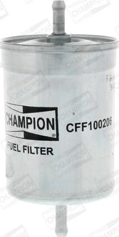 Champion CFF100206 - Автозапчасть/CFF100206_фильтр топливный! Alfa Romeo, Audi, BMW, Citroen, MB, VW, Peugeot autodif.ru