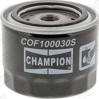 Champion COF100030S - Фильтр масляный FORD Scorpio I/Sierra 2,3-2,9 V6 LADA RVI Truck autodif.ru