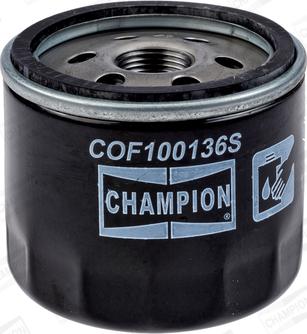 Champion COF100136S - Масляный фильтр autodif.ru