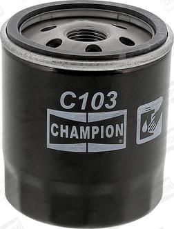 Champion COF102103S - Масляный фильтр autodif.ru