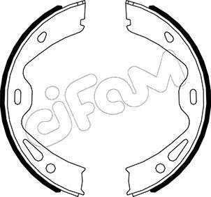 Cifam 153-512 - Комплект тормозов, ручник, парковка autodif.ru