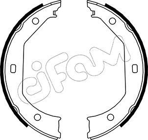 Cifam 153-017 - Комплект тормозов, ручник, парковка autodif.ru