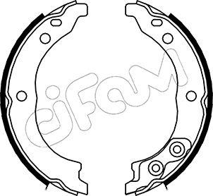 Cifam 153-089 - Комплект тормозов, ручник, парковка autodif.ru