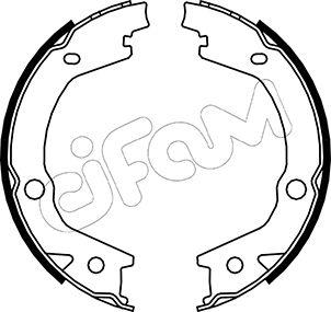 Cifam 153-184 - Комплект тормозов, ручник, парковка autodif.ru
