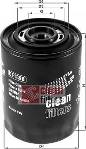 Clean Filters DF1898 - Масляный фильтр autodif.ru