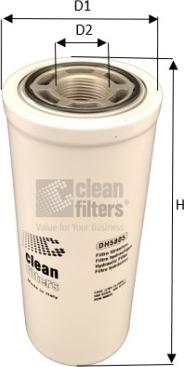 Clean Filters DH5805 - Фильтр, система рабочей гидравлики autodif.ru