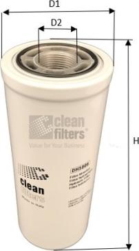 Clean Filters DH5806 - Фильтр, система рабочей гидравлики autodif.ru