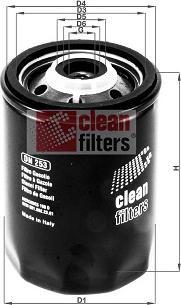 Clean Filters DN 253 - Топливный фильтр autodif.ru
