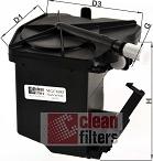 Clean Filters MGC1683 - Топливный фильтр autodif.ru