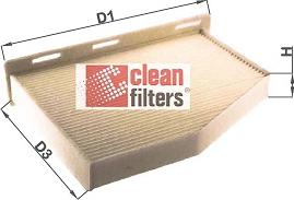 Clean Filters NC2132 - Фильтр воздуха в салоне autodif.ru