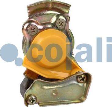 Cojali 6001402 - Головка соединительная тормозной системы прицепа 22мм (грузовой автомобиль) желтая без клапанаCOJALI autodif.ru