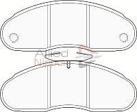 Comline ADB0991 - Тормозные колодки, дисковые, комплект autodif.ru