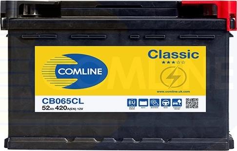 Comline CB065CL - Стартерная аккумуляторная батарея, АКБ autodif.ru