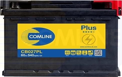 Comline CB027PL - Стартерная аккумуляторная батарея, АКБ autodif.ru