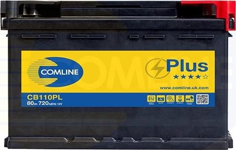 Comline CB110PL - Стартерная аккумуляторная батарея, АКБ autodif.ru
