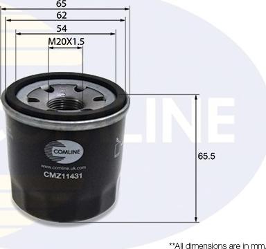 Comline CMZ11431 - Масляный фильтр autodif.ru