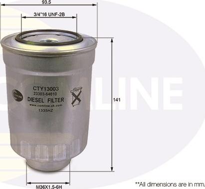 Comline CTY13003 - Топливный фильтр autodif.ru