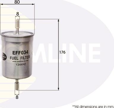 Comline EFF034 - Топливный фильтр autodif.ru
