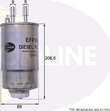 Comline EFF156 - Топливный фильтр autodif.ru