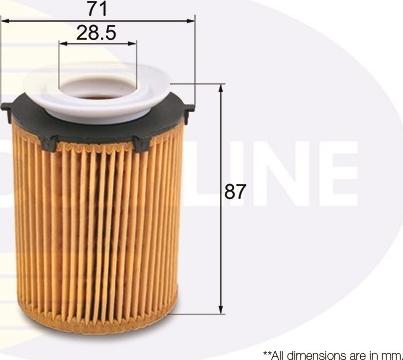 Comline EOF256 - Масляный фильтр autodif.ru