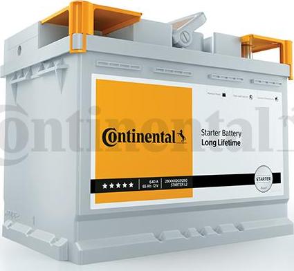Continental 2800012031280 - Стартерная аккумуляторная батарея, АКБ autodif.ru