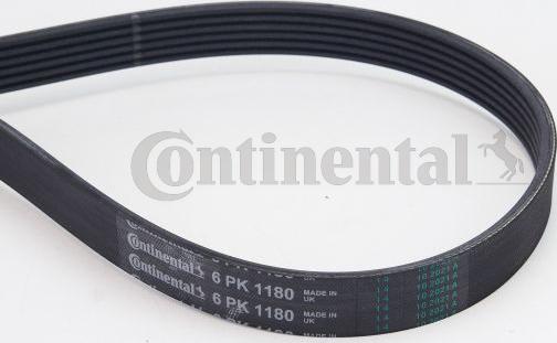 Contitech 6PK1180 - Поликлиновой ремень autodif.ru