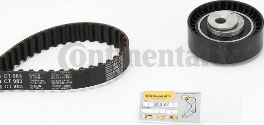 Contitech CT 983 K1 - Комплект зубчатого ремня ГРМ autodif.ru
