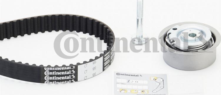 Contitech CT 1013 K2 - Комплект зубчатого ремня ГРМ autodif.ru