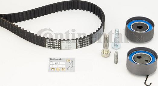 Contitech CT 1178 K1 - Комплект зубчатого ремня ГРМ autodif.ru