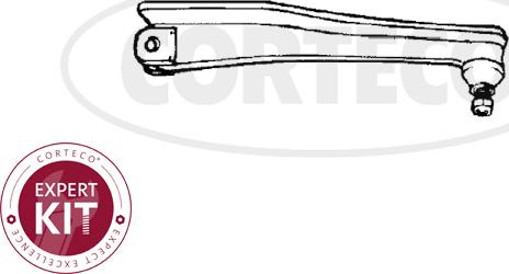 Corteco 49401049 - Наконечник рулевой тяги, шарнир autodif.ru