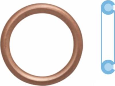 Corteco 402116H - Уплотнительное кольцо, резьбовая пробка маслосливного отверстия autodif.ru